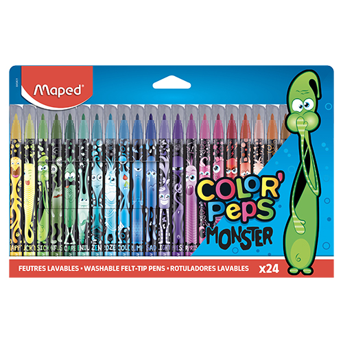 MAPED - Fixky Color\'Peps Monster 24 ks