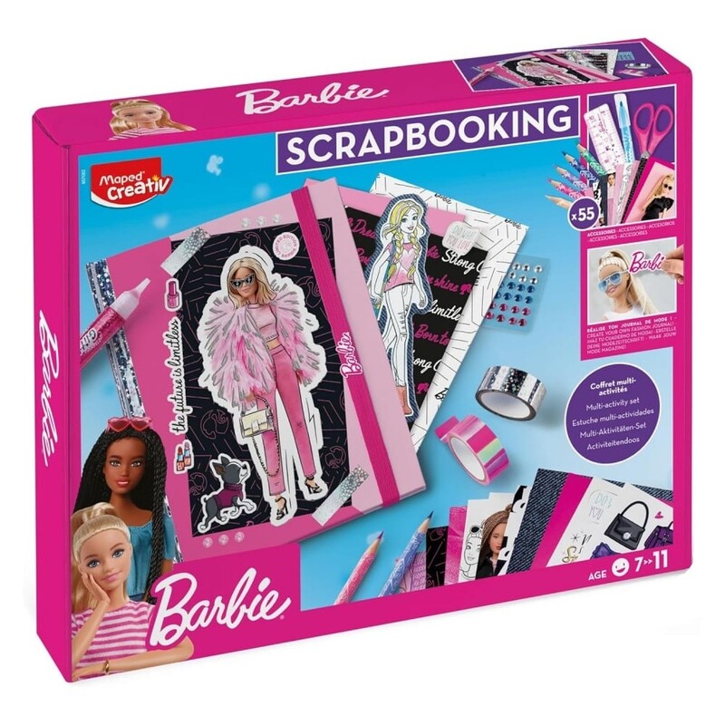 Maped - Kreativní sada Barbie Scrapbook