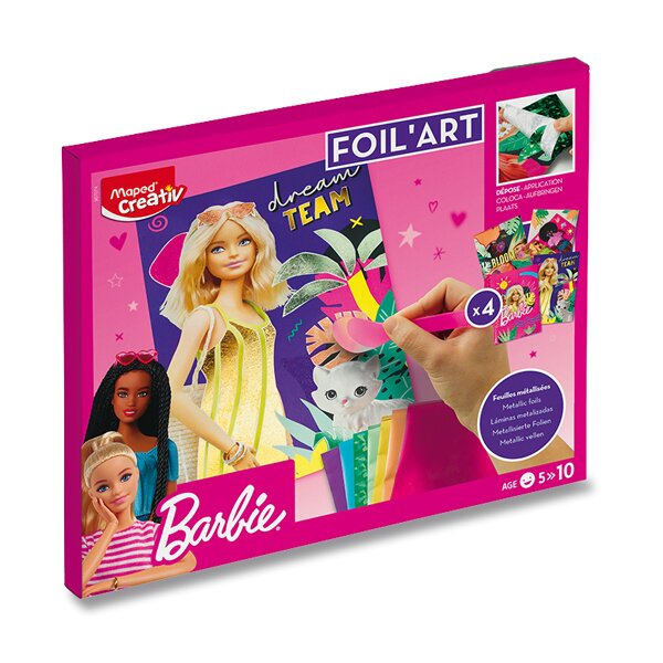MAPED - Kreativní sada Foil´Art Barbie