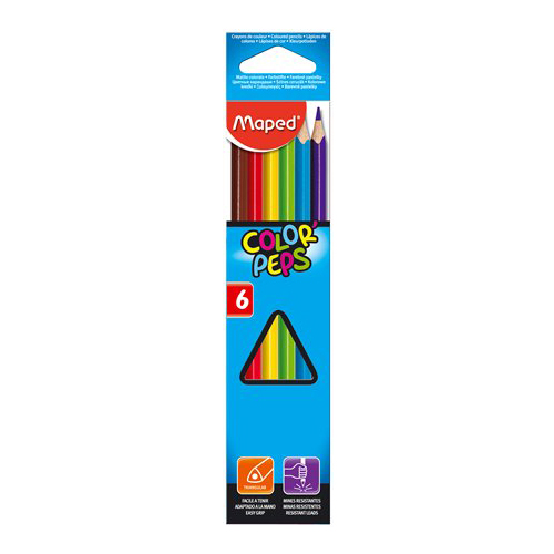 MAPED - Pastelky "COLOR\'PEPS", 6 ks
