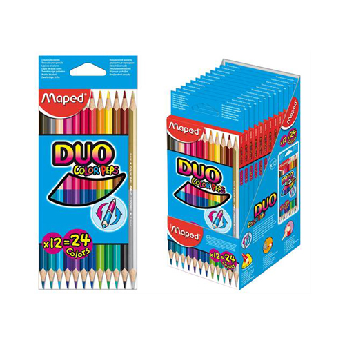 MAPED - Pastelky COLOR\\\'PEPS DUO 12 ks