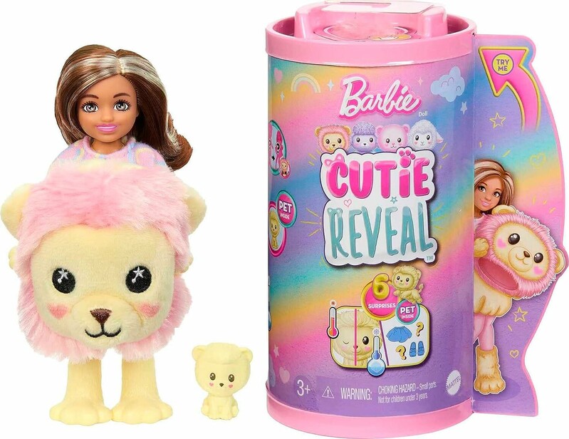 MATTEL - Barbie Cutie reveal Chelsea Lev HKR17 pastelová edice