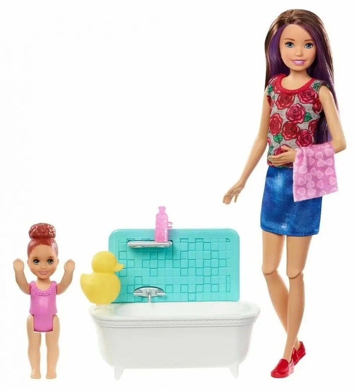 MATTEL - Barbie chůva-koupání