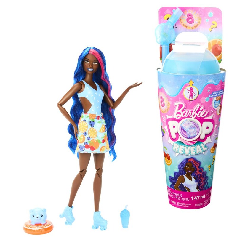 MATTEL - Barbie Pop Reveal Barbie šťavnaté ovoce - ovocný punč