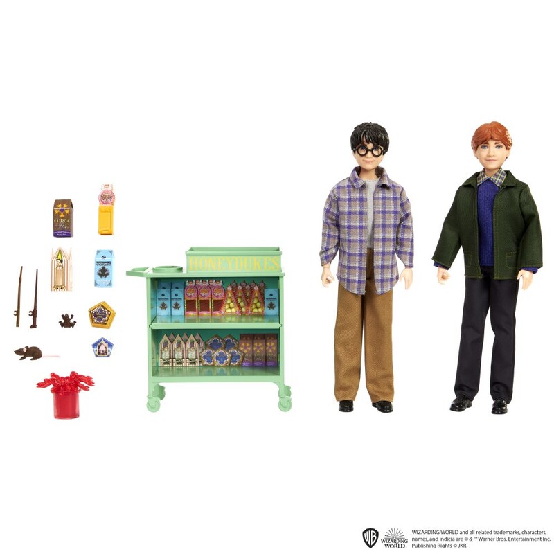 MATTEL - Harry Potter panenky Harry a Ron na cestě expresem do bradavic