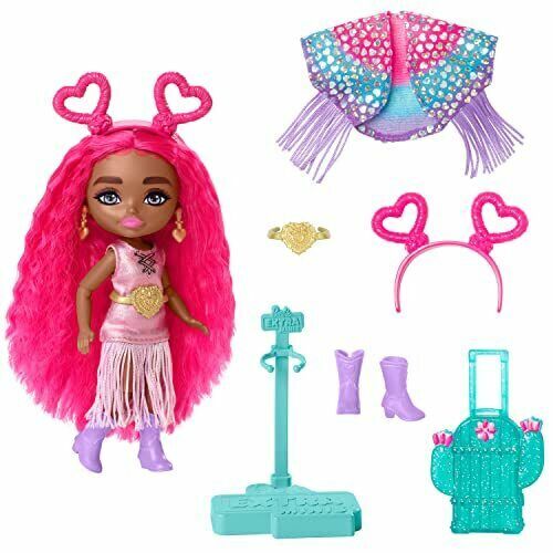 MATTEL -  Mattel Barbie Extra minis Lalka Hippie