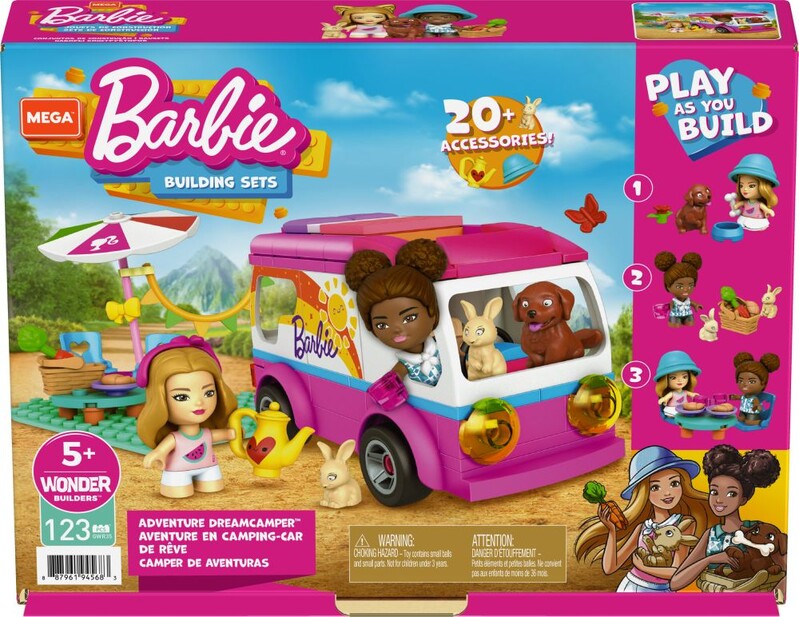 MATTEL - Mega Construx Barbie Dobrodružný Karavan Snů Dreamcamper