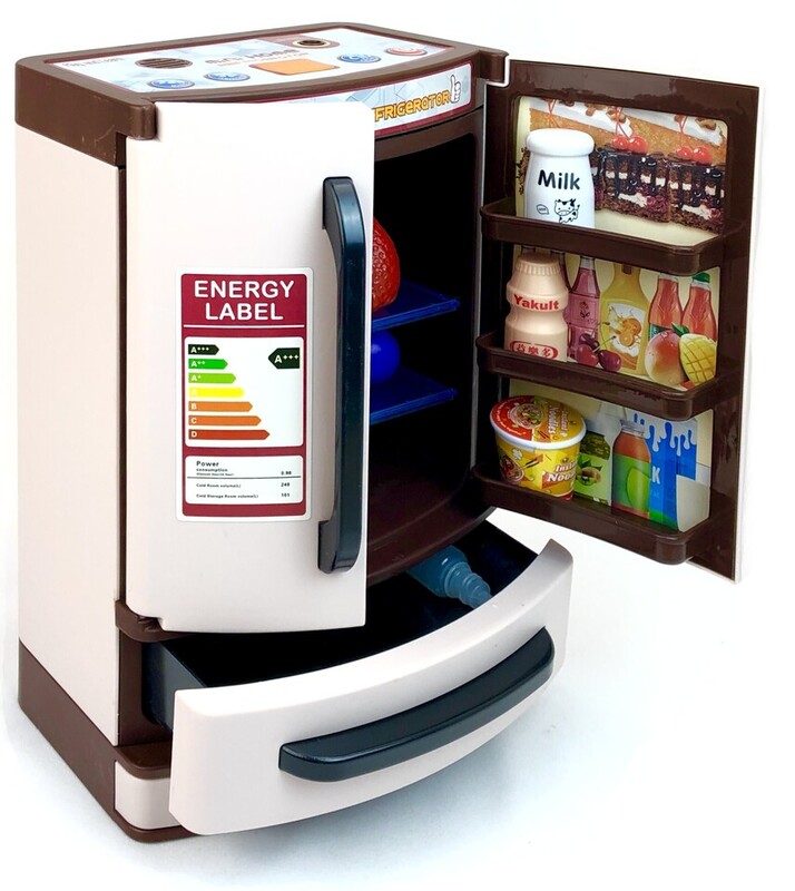MEGA CREATIVE - Dětský spotřebič chladnička s efekty 28x19cm