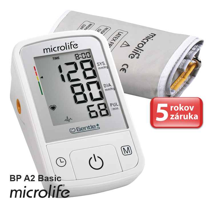 MICROLIFE - BP A2 Basic automatický tlakoměr na rameno.