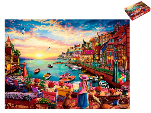 MIKRO TRADING - Puzzle Benátky 70x50cm 1000dílků v krabičce