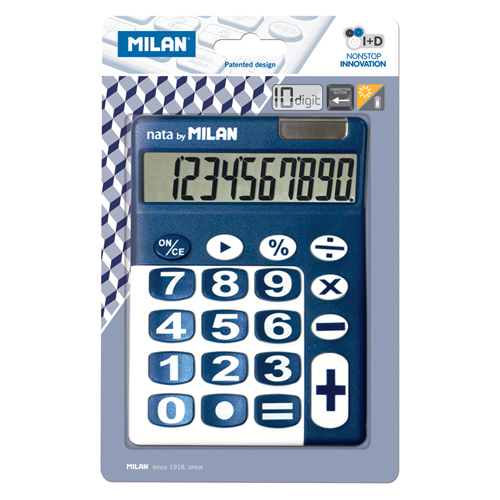 MILAN - Kalkulačka stolní 10-místní 150610 modrá