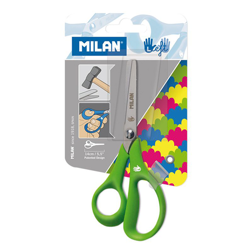 MILAN - Nůžky dětské pro leváky 145 mm - blistr