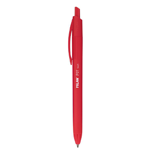 MILAN - Pero kuličkové P07 Touch 0,7 mm - červené