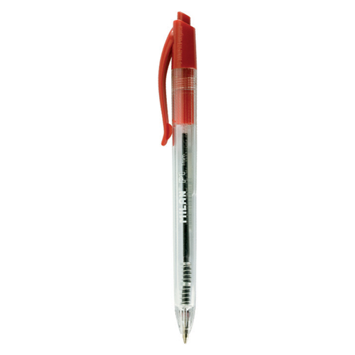 MILAN - Pero kuličkové P1 1,0mm - červené