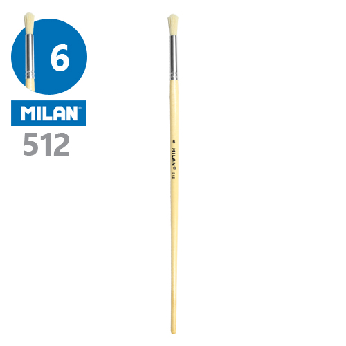 MILAN - Štětec kulatý č. 6 - 512