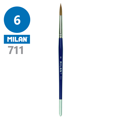 MILAN - Štětec kulatý Fine Selection č. 6 - 711