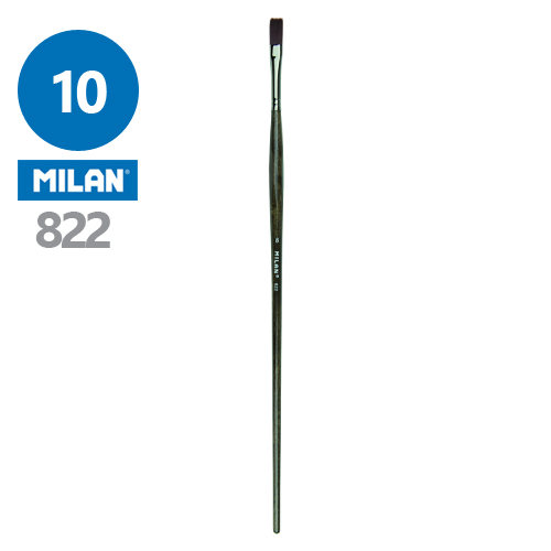 MILAN - Štětec plochý č. 10 - 822 s ergonomickou rukojetí