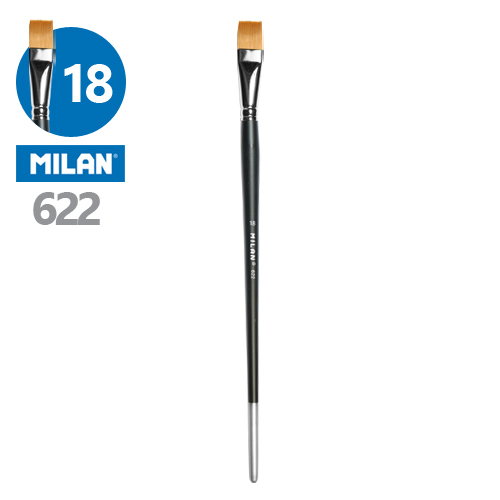 MILAN - Štětec plochý č. 18 - 622