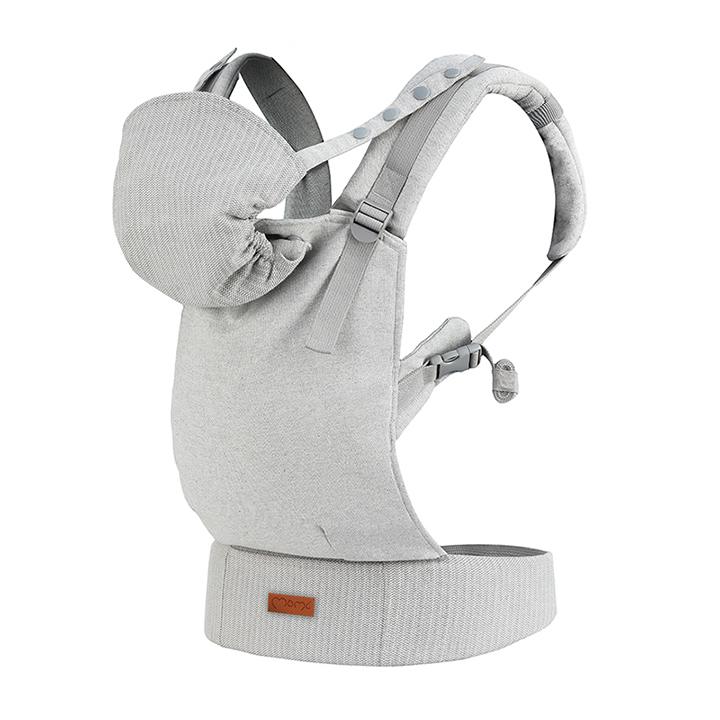 Fotografie MoMi - COLLET dětský ergonomický nosič gray A27:238412