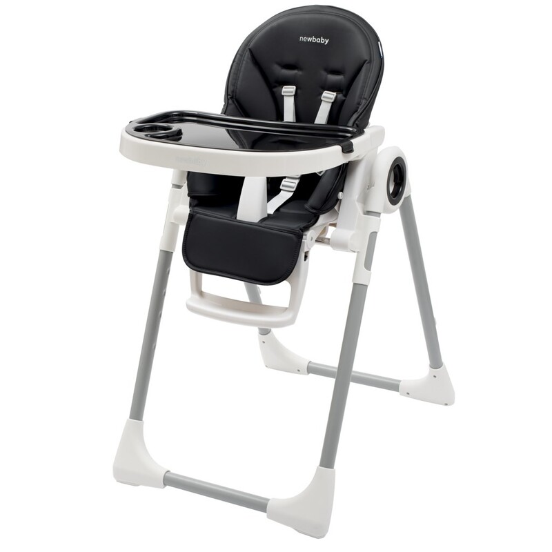 NEW BABY - Jídelní židlička Iris black