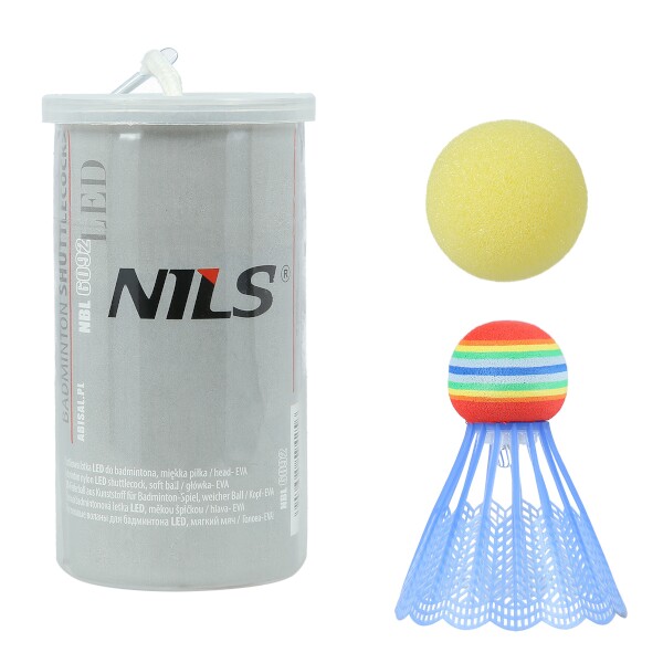 NILS - Badmintonový a pěnový míček NBL6092