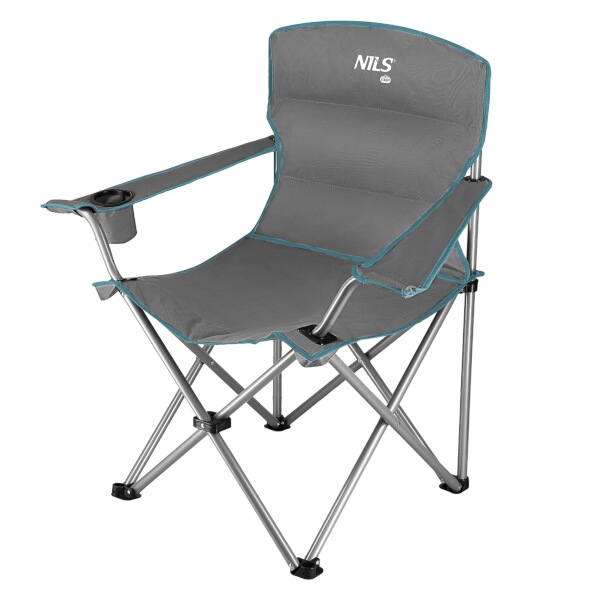 NILS - Skládací židle NILS Camp NC3079 šedá-zelená