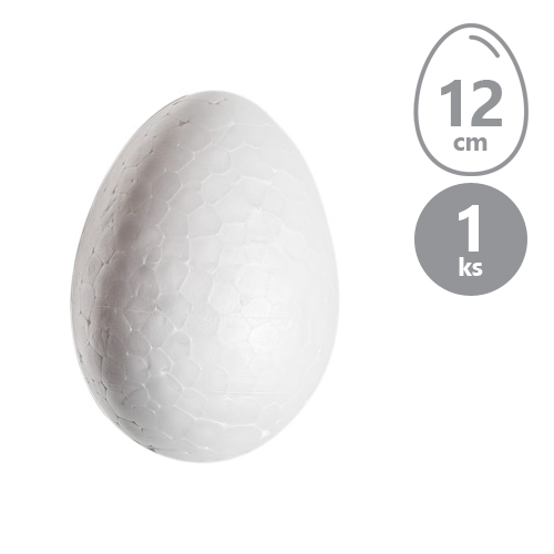 NONAME - Vajíčko polystyrenové 12 cm /1 ks