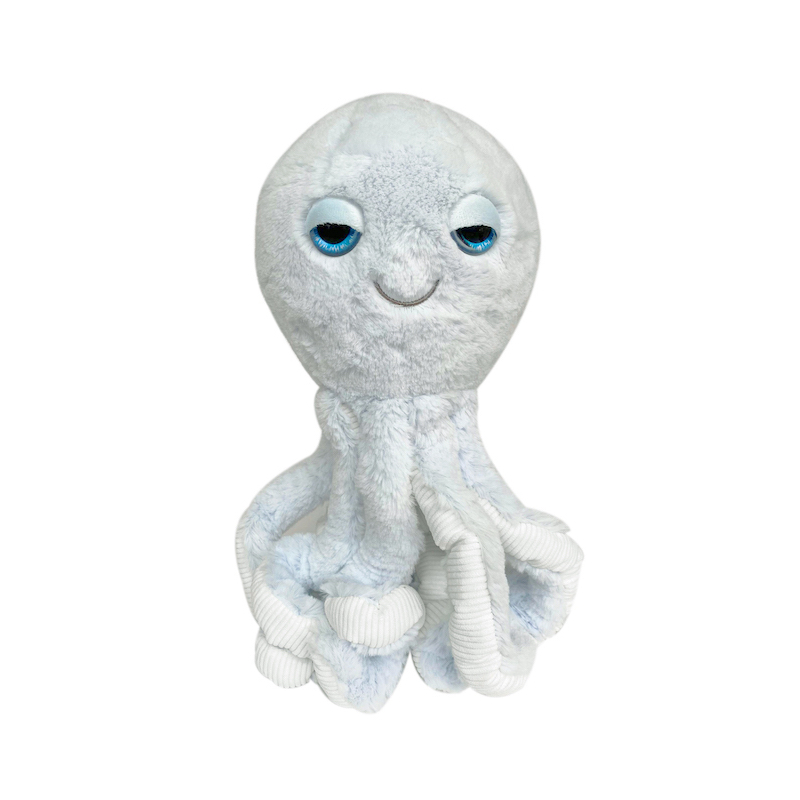 O.B. DESIGNS - Plyšová chobotnice 38 cm, Soft Blue
