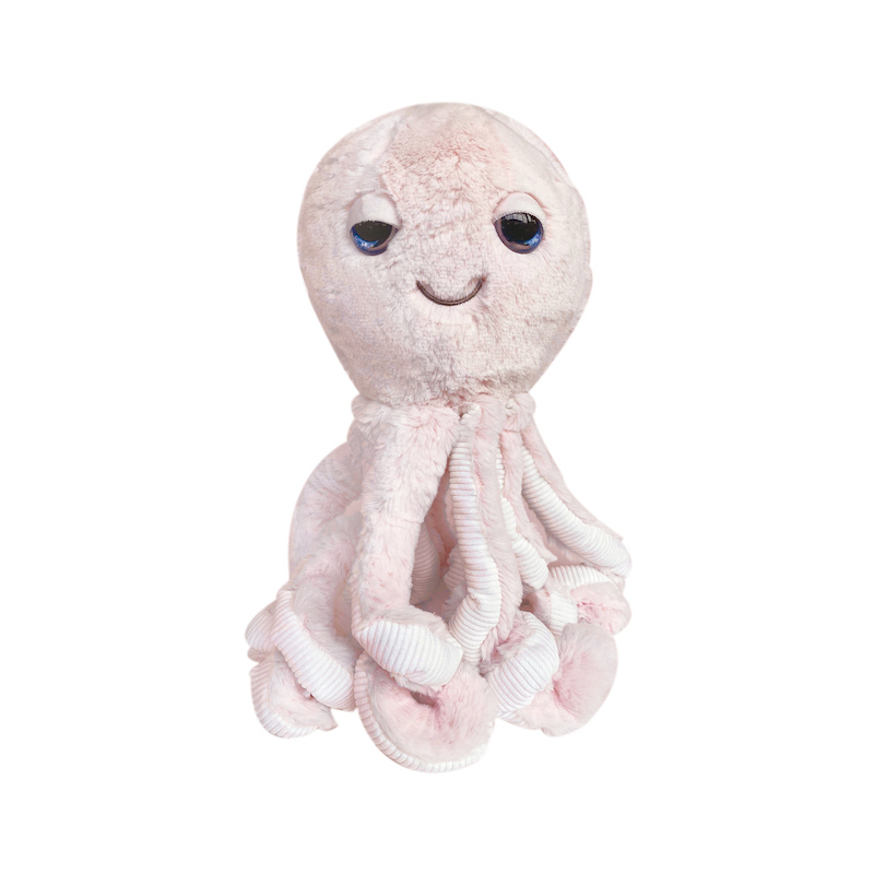O.B. DESIGNS - Plyšová chobotnice 38 cm, Soft Pink