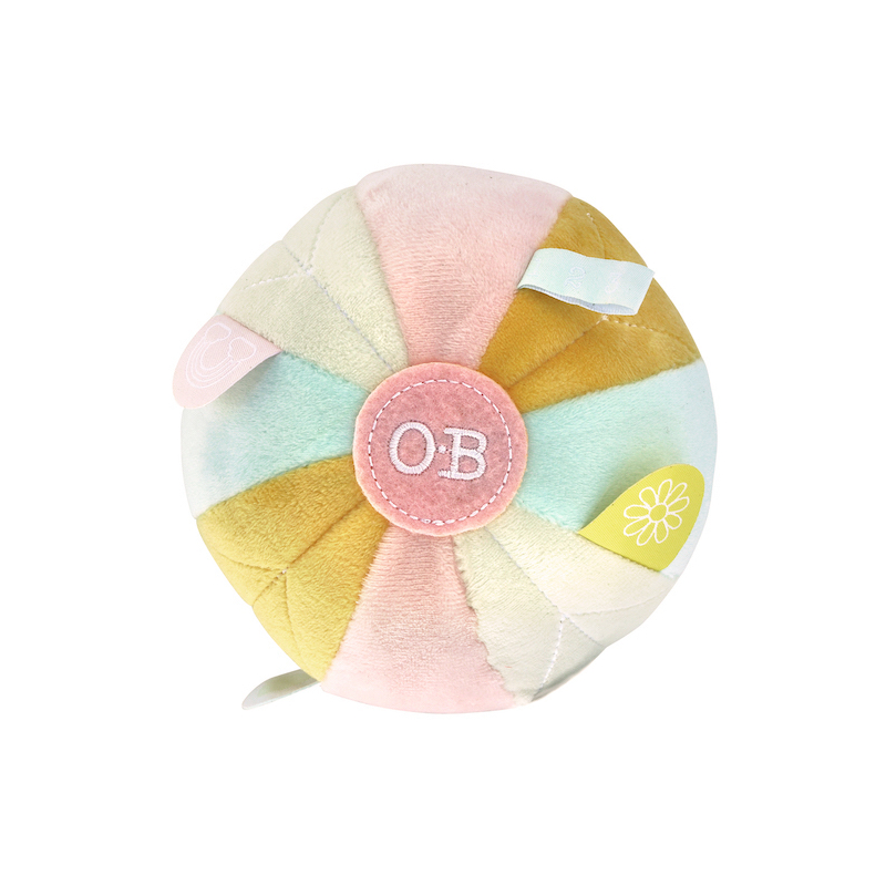 O.B. DESIGNS - Senzorický míč, Autumn Pink