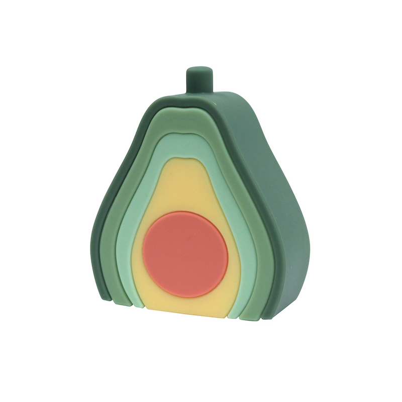 O.B. DESIGNS - Silikonová hračka avokádo
