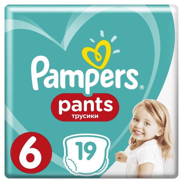 PAMPERS - Nohavičky plienkové Pants 6 EXTRA LARGE 15+kg 19ks