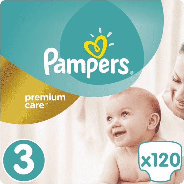 PAMPERS - Plienky Premium Care 3 MIDI 6-10 kg 120 ks