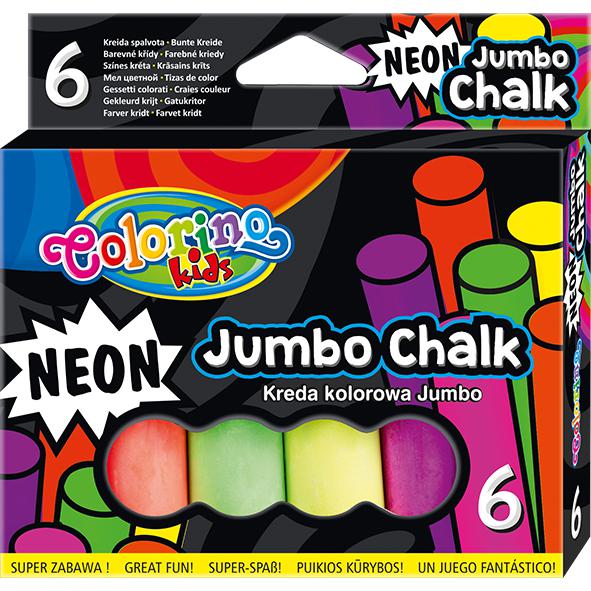 PATIO - Colorino chodníkové křídy Neon Jumbo 6 barev