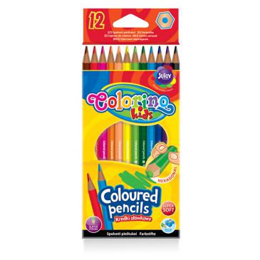 PATIO - Colorino pastelky hexagonalní 12 barev