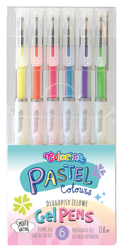 PATIO - Colorino pastel gelové pero 6ks