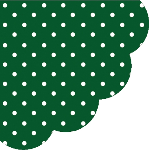 PAW - Ubrousky R 32 cm Dots Dark Green