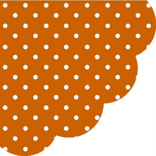 PAW - Ubrousky R 32 cm Dots Terracotta