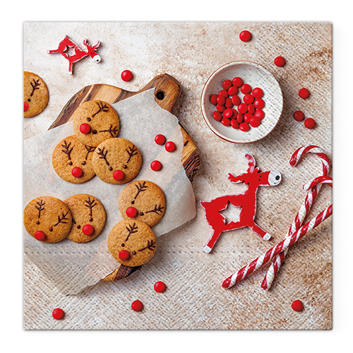 PAW - Ubrousky TaT 33x33cm Christmas Gingerbread Cookies
