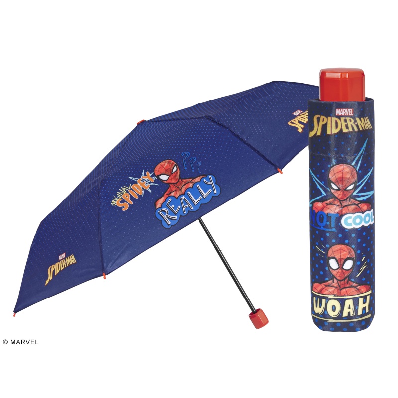PERLETTI - Chlapecký skládací deštník SPIDERMAN, 75392