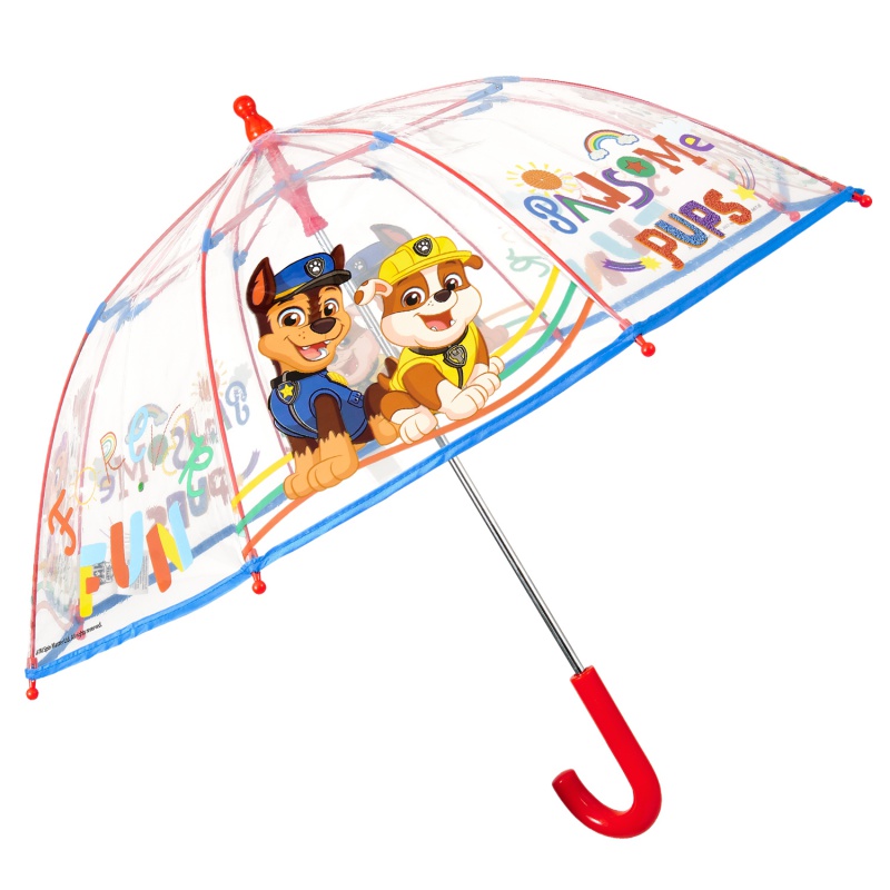 PERLETTI - Dětský deštník PAW PATROL Transparent, 75151