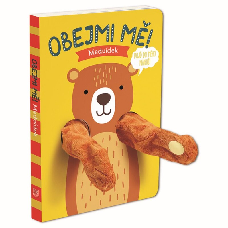PEXI - Maňásková knížka - Obejmi mě! Medvídek