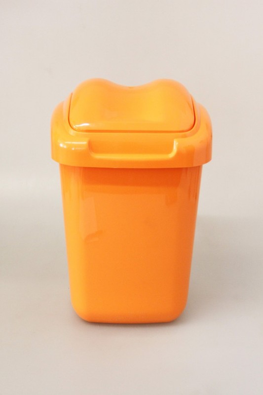 PLAFOR - Plastový odpadkový koš Fala 12 l - oranžový