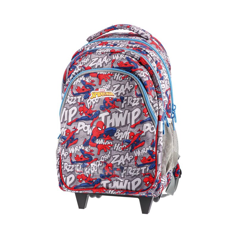 PLAY BAG - Školní batoh na kolečkách - Spider Man