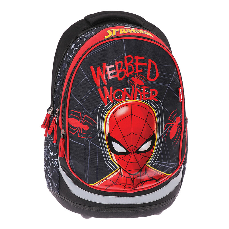 PLAY BAG - Školní batoh SEVEN anatomický - Spider Man WEBBED WONDER