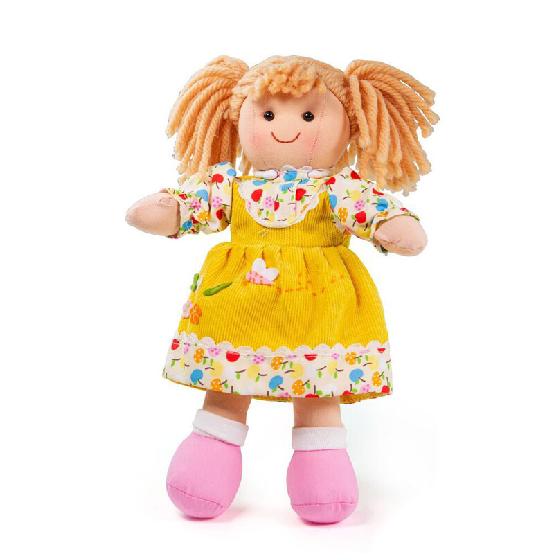 RAPPA - Bigjigs Toys Látková panenka Daisy 28 cm