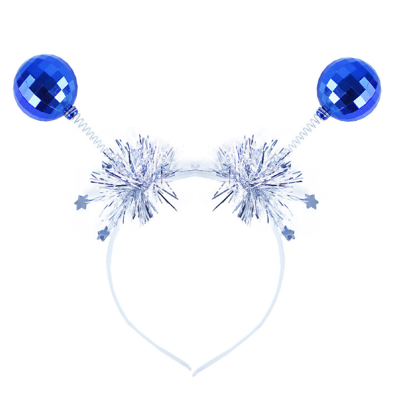 RAPPA - Čelenka s modrými koulemi