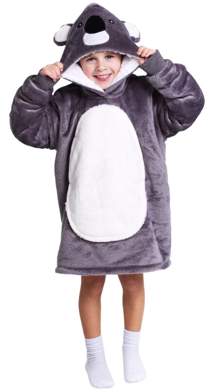 COZY NOXXIEZ - CH304 Koala - hřejivá televizní mikinová deka pro děti 3 - 6 let