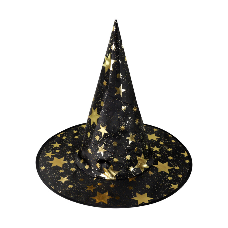 RAPPA - Dětský klobouk černý čarodějnický