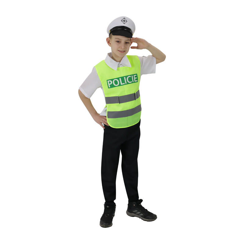 RAPPA - Dětský kostým dopravní policista (L) e-obal
